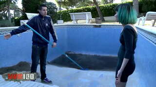 Emo rumaja jeung buuk héjo jero x_x jeung cum dina nyanghareupan